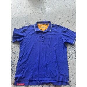 Robert Graham Polo Shirt‎ Colorful Trim Short Sleeve Casual Top XL